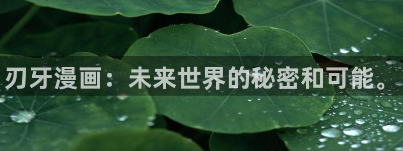 韩漫漫画在线免费观看入口：刃牙漫画：未来世界的秘密和可能。